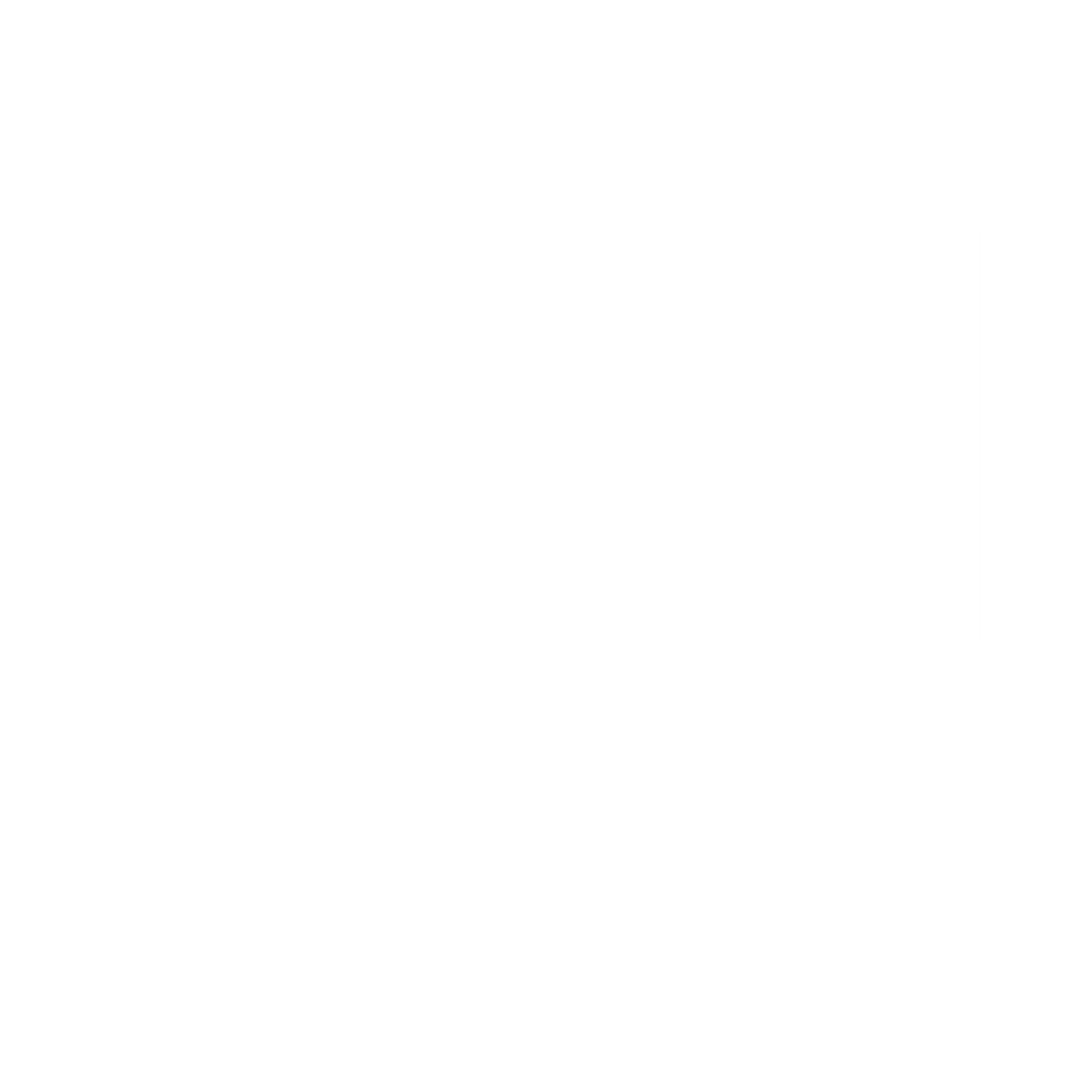 A minimalist graphic representing online learning resources for foundational skills.