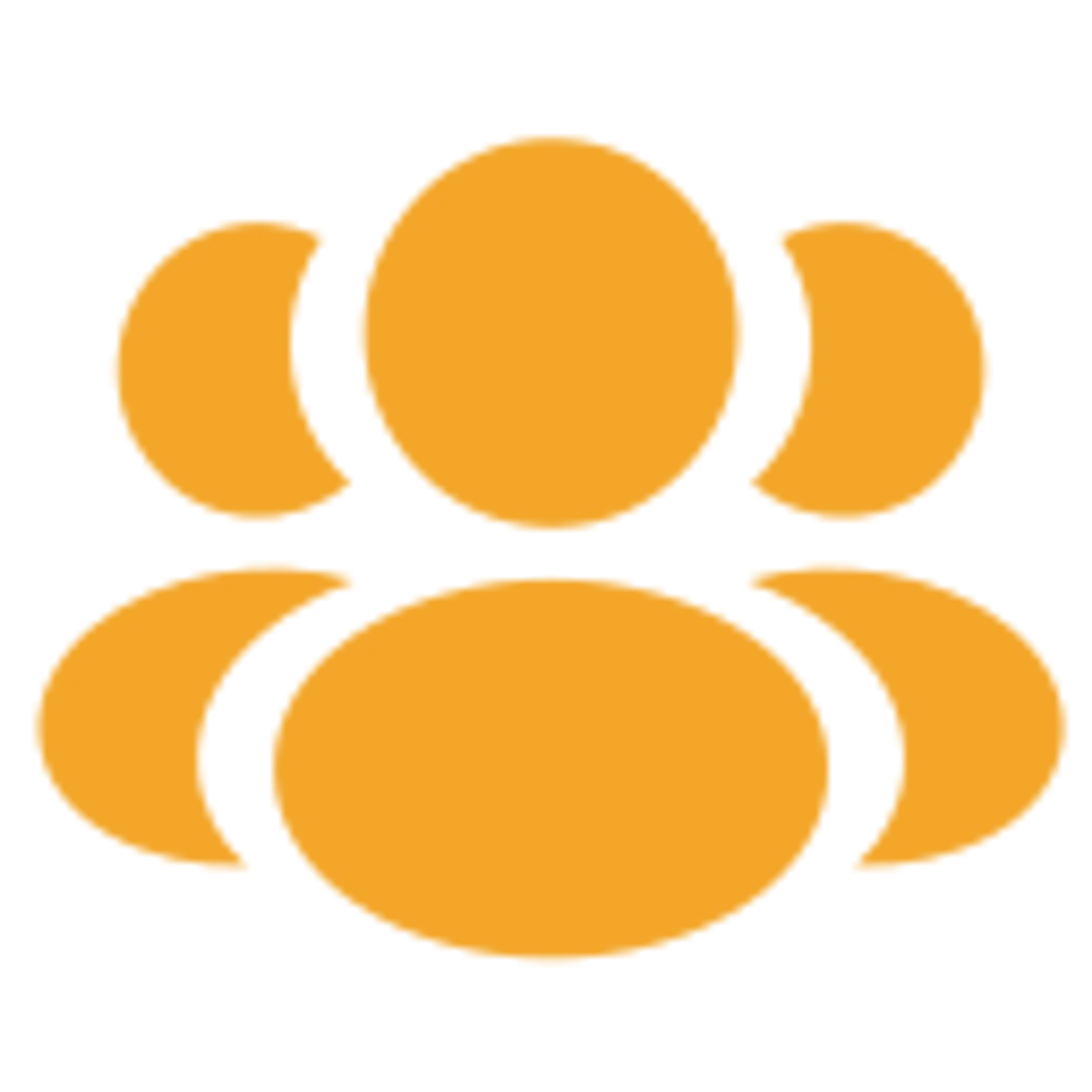 An orange paw print represents animal-related services.