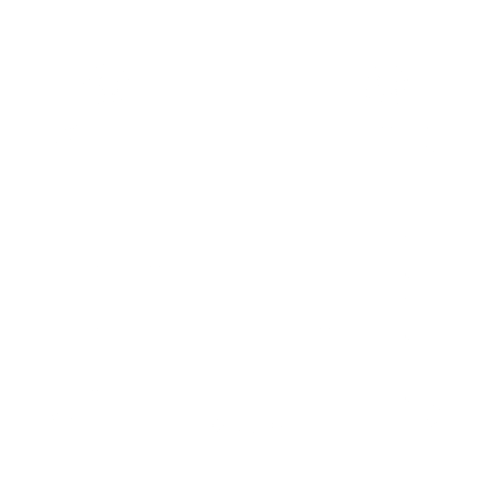 A minimal white square with a gray border, representing simple design for foundational skills.